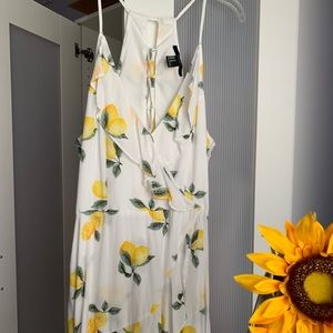 Lemon print sundress